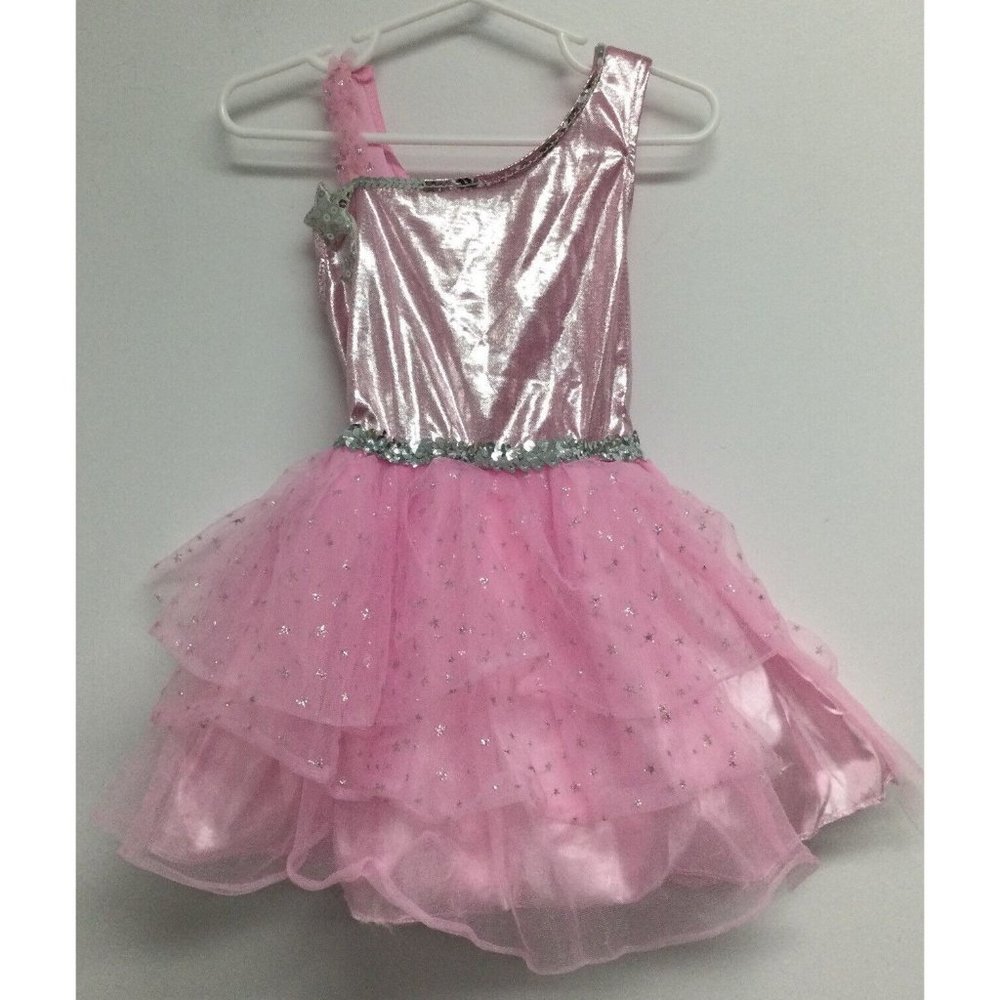 Princess Expressions Girls Pink Ballerina Costume Size S Halloween Role Play